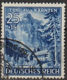 Третій Рейх (-) Третий Рейх (-) ^/--/^ 1941 - Рейх - Повернення міст 25 Mi.809 _гаш _3,50 € ^_^^^ 1941 - Рейх - Возвращение городов 25 Mi.809 _гаш _3,50 € - фото фото фото