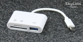 Кардрідери Кардридеры ^/--/^ Картридер OTG Type-C - SD MicroSD USB 3.0 - НОВЫЙ ^_^^^ Картридер OTG Type-C - SD MicroSD USB 3.0 - новий - фото фото фото
