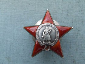 СРСР СССР ^/--/^ Орден КЗ Пятка 1943 года . награждения № 171 830 в отличном состоянии. ^_^^^ Орден КЗ П'ятка 1943 року. нагородження No 171 830 у відмінному стані. - фото фото фото