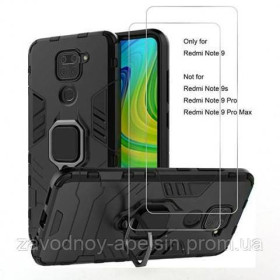 Чохли, бампера Чехлы, бампера ^/--/^ Xiaomi Redmi Note 9 противоударный чехол кольцо Hybrid ^_^^^ Xiaomi Redmi Note 9 протиударний чохол кільце Hybrid - фото фото фото