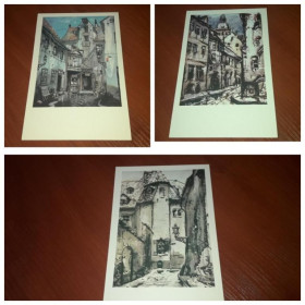 Інше Другое ^/--/^ Открытка  архитектура улочки Риги 3 /--/ шт ^_^^^ Листівка архітектура вулички Риги 3 /--/ шт - фото фото фото