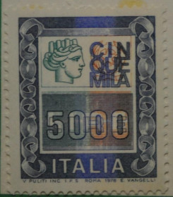Інше Другое ^/--/^ Италия Стандарт 5000 лир 1978 MNH ^_^^^ Італія Стандарт 5000 лір 1978 MNH - фото фото фото