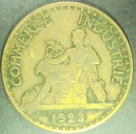 Франція Франция ^/--/^ Франція 50 сантимів, 1923 [2.41] ^_^^^ Франция 50 сантимов, 1923 [2.41] - фото фото фото