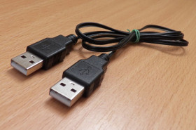 USB адаптери USB адаптеры ^/--/^ Кабель живлення USB Am / USB Am 0.70 м NEW ^_^^^ Кабель питания USB A / USB A 0.70 м NEW - фото фото фото