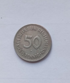 НДР, ФРН ГДР, ФРГ ^/--/^ ФРГ 50 пфеннигов 1971 г. F ^_^^^ ФРН 50 пфенігів 1971 р. - фото фото фото