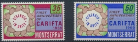 Інше Другое ^/--/^ Монтсеррат Карибская ассоциация свободной торговли 1969 ^_^^^ Монтсеррат Карибська асоціація вільної торгівлі 1969 - фото фото фото
