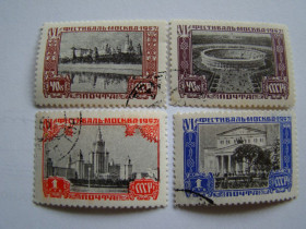 СРСР - СССР - ^/--/^ СССР, Михель 2009, 1974-1977, VI Всемирный фестиваль молодёжи и студентов в Москве. Виды Москвы. ^_^^^ СРСР, Міхель 2009, 1974-1977, VI Всесвітній фестиваль молоді і студентів в Москві. Види Москви. - фото фото фото