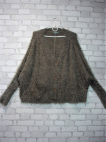 Кофти Кофты ^/--/^ Свободная кофта травка    (оверсайт ) с карманом &amp;quot;Apricot&amp;quot; 48-50-52 р ^_^^^ Вільна кофта травка (оверсайт) з кишенею &amp;quot;Apricot &amp;quot; 48-50-52 р - фото фото фото