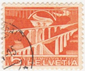Швейцарія Швейцария ^/--/^ Швейцария 1949  г. № 524 гашеная ^_^^^ Швейцарія 1949 р. No 524 гашена - фото фото фото