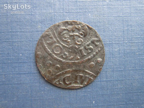 Швеція Швеция ^/--/^ Монета 1 солид Польша Швеция 1643-1654 Кристина Ваза серебро значительный сдвиг штампа состояние ^_^^^ Монета 1 солід Польща Швеція 1643-1654 Христина Ваза срібло значний зсув штампа стан - фото фото фото