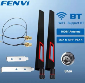 Інше Другое ^/--/^ Антена wifi антенна m /--/ 2 m.2 sx /--/ 10 /--/ dbi, карта Wi-Fi AX /--/ 210 NGFF 2,4 5 ГГц ^_^^^ Антена wifi антена m /--/ 2 m.2 sx /--/ 10 /--/ dbi, карта Wi-Fi AX /--/ 210 NGFF 2,4 5 ГГц - фото фото фото