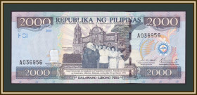 Філіппіни Филиппины ^/--/^ Филиппины 2000 писо 2001 P-189  (189 /--/ b) UNC ^_^^^ Філіппіни 2000 писо 2001 P-189 (189 /--/ b) UNC - фото фото фото