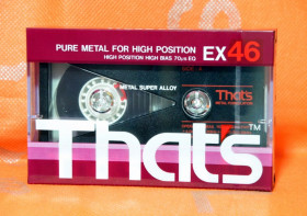 Касети Кассеты ^/--/^ Аудио кассета That&amp;apos;s EX 46 Япония 1987 TYPE II  запечатана ^_^^^ Аудіо касету That&amp;apos;s EX 46 Японія 1987 TYPE II запечатана - фото фото фото