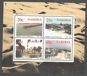 Інші країни Другие страны ^/--/^ Намибия  (1992) 100-летие Свакопмунда. Блок ^_^^^ Намібія (1992) 100-річчя Свакопмунда. Блок Блок Блок - фото фото фото