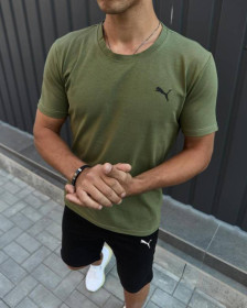 Шорти Шорты ^/--/^ Футболка Puma хаки ^_^^^ Футболка Puma хакі - фото фото фото