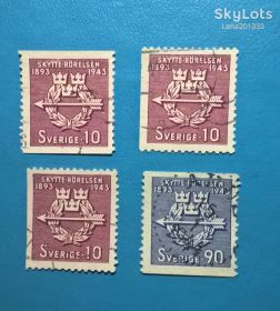 Скандинавія Скандинавия ^/--/^ Швеция Герб 1943 ^_^^^ Швеція Герб 1943 - фото фото фото