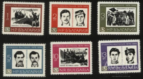 Балканський півострів Балканский полуостров ^/--/^ Болгария 1966 г № 1608‑1613 ** серия ^_^^^ Болгарія 1966 р No 1608-1613 ** серія - фото фото фото