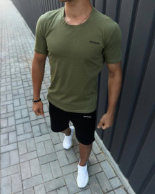 Шорти Шорты ^/--/^ Футболка Reebok хакі ^_^^^ Футболка Reebok хаки - фото фото фото