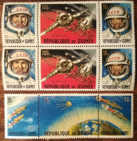 Гвінея Гвинея ^/--/^ Гвинея Покорение космоса - СССР 1965 ^_^^^ Гвінея Підкорення космосу — СРСР 1965 - фото фото фото