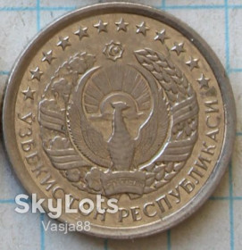 Узбекистан Узбекистан ^/--/^ 10 тийин 1994 Узбекистан герб феникс ^_^^^ 1994 — Узбекистан герб фенікс - фото фото фото
