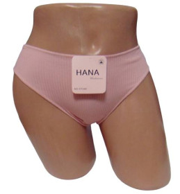 Труси Трусы ^/--/^ Трусы бразилиана хлопок рубчик Hana 57248 S-M пудра ^_^^^ Труси бразиліана бавовна рубчик Hana 57248 S-M пудра - фото фото фото