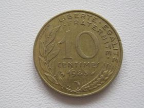 Франція Франция ^/--/^ Франция 10 сантимов 1983 года #15954 ^_^^^ Франція 10 сантимів 1983 року #15954 - фото фото фото