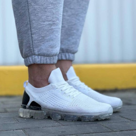 Кросівки Кроссовки ^/--/^ Кросівки в стилі VaporMax Білі Чоловічі Чорні (наявність розмірів в описі) ^_^^^ Кроссовки в стиле VaporMax Белые Мужские Черные (наличие размеров в описании) - фото фото фото