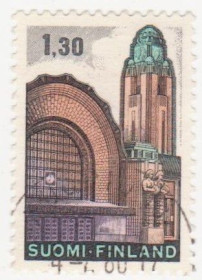 Скандинавія Скандинавия ^/--/^ Финляндия 1971 г. № 705 гашеная ^_^^^ Фінляндія 1971 р. No 705 гашена - фото фото фото