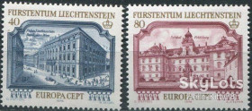 Малі Держави Європи Малые Государства Европы ^/--/^ Лихтенштейн 1978 Европа СЕРТ Mi 692-693 MNH ^_^^^ 1978 — Європа Серт Mi 692-693 MNH - фото фото фото