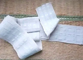 Стрічки, мережива Ленты, кружева ^/--/^ Тесьма шторная белая на 3 нитки,  1 кусок 167 см ^_^^^ Тесьма шторна біла на 3 нитки, 1 шматок 167 см - фото фото фото