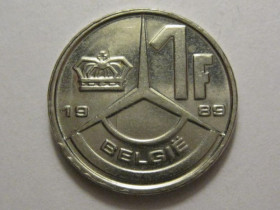 Бельгія Бельгия ^/--/^ Бельгия 1 франк 1989 года BELGI 3 /--/ П /--/ 629 ^_^^^ Бельгія 1 франк 1989 BELGI 3 /--/ П /--/ 629 - фото фото фото