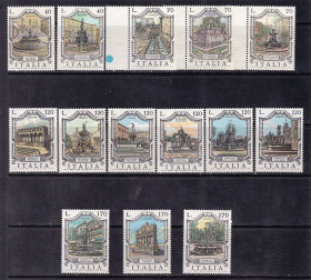 Італія, Ватикан Италия, Ватикан ^/--/^ Италия  1974-1978 г MNH   архитектура ^_^^^ Італія 1974-1978 г MNH архітектура - фото фото фото