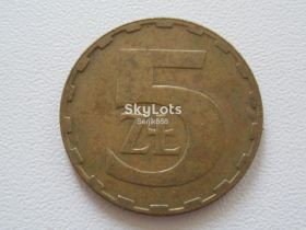 - року - года ^/--/^ Польша 5 злотых 1987 года #13825 ^_^^^ Польща 5 злотих 1987 #13825 - фото фото фото