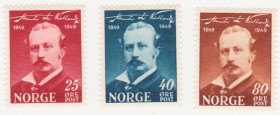 Скандинавія Скандинавия ^/--/^ Норвегия 1949 г.№ 356‑358 ** серия ^_^^^ Норвегія 1949 р. No 356-358 ** серія - фото фото фото