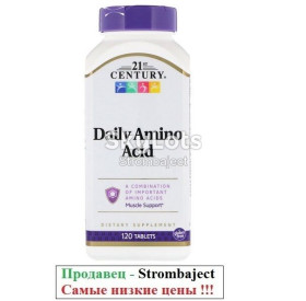 Протеїн Протеин ^/--/^ Аминокислоты 21 /--/ st Century Daily Amino Acid   (120 таблеток.) bcaa , amino , creatine, protein, gainer ^_^^^ Амінокислоти 21 /--/ st Century Daily Amino Acid (120 таблеток.) bcaa, amino, creatine, protein, gainer - фото фото фото