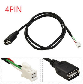 Кабелі Кабели ^/--/^ USB-кабель 4-контактный разъем для автомобильного радио, стерео систем, автоэлектрика ^_^^^ USB-кабель 4-контактний роз'єм для автомобільного радіо, стерео систем, автоелектрика - фото фото фото