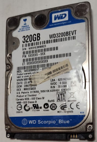 Жорсткі диски Жесткие диски ^/--/^ Ноутбучний жорсткий диск 2.5 SATA WDC WD /--/ 3200 /--/ BEVT-22 /--/ ZCT /--/ 0 320.0 GB ^_^^^ Ноутбучный жесткий диск 2.5 SATA WDC WD /--/ 3200 /--/ BEVT-22 /--/ ZCT /--/ 0 320.0 GB - фото фото фото