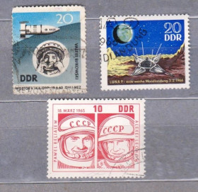 Освоєння космосу Освоение космоса ^/--/^ КОСМОС = НІМЕЧЧИНА - НДР - DDR   = гаш. + ^_^^^ КОСМОС = Немецкая - ГДР - DDR = гаш. + + - фото фото фото