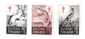 Фауна Фауна ^/--/^ NM Фауна  Финляндия 1962 г MNH - ^_^^^ NM Фауна Фінляндія 1962 MNH - фото фото фото