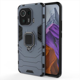 Чохли, бампера Чехлы, бампера ^/--/^ Чохол Fiji Ring для Xiaomi Mi 11 Pro броньований бампер з кільцем темно-синій ^_^^^ Чехол Fiji Ring для Xiaomi Mi 11 Pro бронирован бампер с кольцом темно-синий - фото фото фото