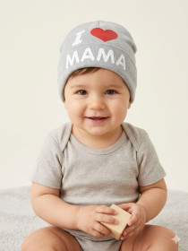 Шапки, берети, шоломи Шапки, береты, шлемы ^/--/^ Шапка малюку i love mama ^_^^^ Шапка малыша и love mama - фото фото фото