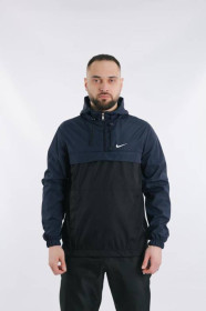 Куртки Куртки ^/--/^ Анорак мужской &amp;quot;President&amp;quot; Nike сине-черный 3 /--/ XL ^_^^^ Анорак чоловічий &amp;quot;President &amp;quot; Nike синьо-чорний 3 /--/ XL - фото фото фото
