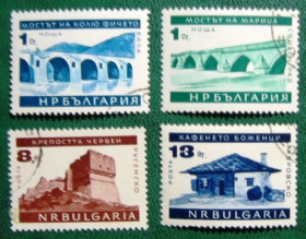 Балканський півострів Балканский полуостров ^/--/^ Болгария  (1966) Монументы культуры. Архитектура ^_^^^ Болгарія (1966) Монументи культури. Архітектура - фото фото фото