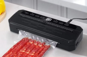Інша техніка Другая техника ^/--/^ Вакуумний пакувальник сенсорний XH-878 Black ^_^^^ Вакуумный упаковщик сенсорный XH-878 Black - фото фото фото