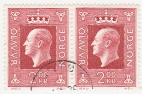 Скандинавія Скандинавия ^/--/^ Норвегия 1969 г.№ 606 гашеная пара ^_^^^ Норвегія 1969 р. No 606 гашена пара - фото фото фото