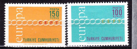 Туреччина Турция ^/--/^ Турция 1971 г MNH - EUROPA  - CEPT ^_^^^ Туреччина 1971 MNH - EUROPA - CEPT - фото фото фото