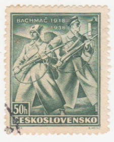 Чехословаччина Чехословакия ^/--/^ Чехословакия  1938 г № 384 гашеная ^_^^^ Чехословаччина 1938 р. No 384 гашена - фото фото фото