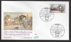 Європа Европа ^/--/^ Германия 1985 ЖЕЛЕЗНАЯ ДОРОГА 150 ЛЕТ Ж-Д ТРАНСПОРТ ЛОКОМОТИВ ПОЕЗД СОСТАВ ПЛАТФОРМА КПД Mi.1264 ^_^^^ Німеччина 1985 Залізна дорога 150 років Ж-Д ТРАНСПОРТ ЛОКОМОТИВ ПОЇЗД СОСТАВ ПЛАТФОРМА КПД Mi.1264 - фото фото фото