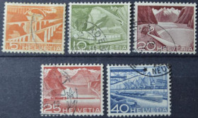 Інше Другое ^/--/^ Швейцария Пейзаж Транспорт 1949 ^_^^^ Швейцарія Пейзаж Транспорт 1949 - фото фото фото