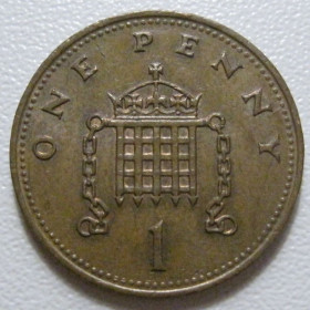 Єлизавета II (після ) Елизавета II (после ) ^/--/^ Велика Британія 1 пенні 1988 року 43053 ^_^^^ Великобритания 1 пенни 1988 года 43053 - фото фото фото